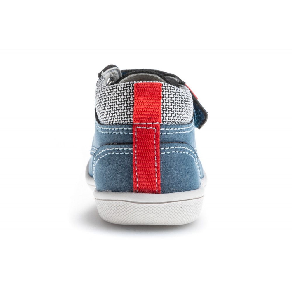 BOTITA ELASTICO Y VELCRO NOBUCK JEANS