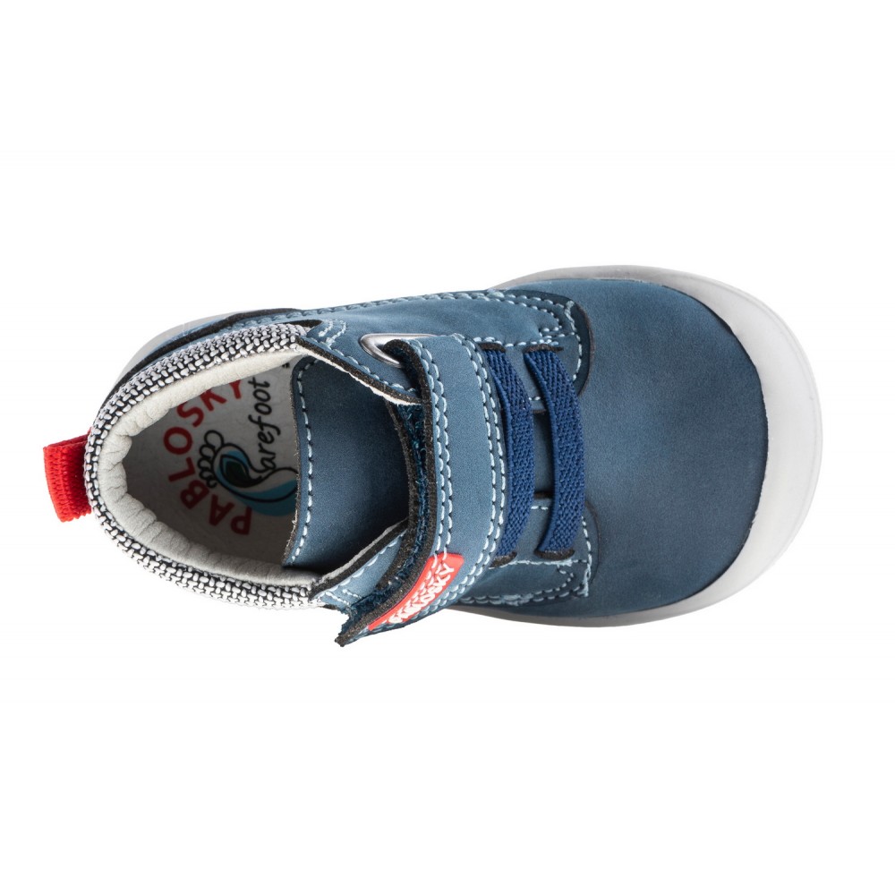 BOTITA ELASTICO Y VELCRO NOBUCK JEANS