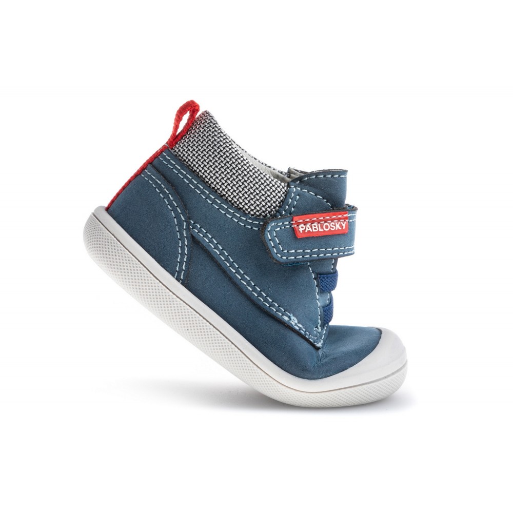 BOTITA ELASTICO Y VELCRO NOBUCK JEANS