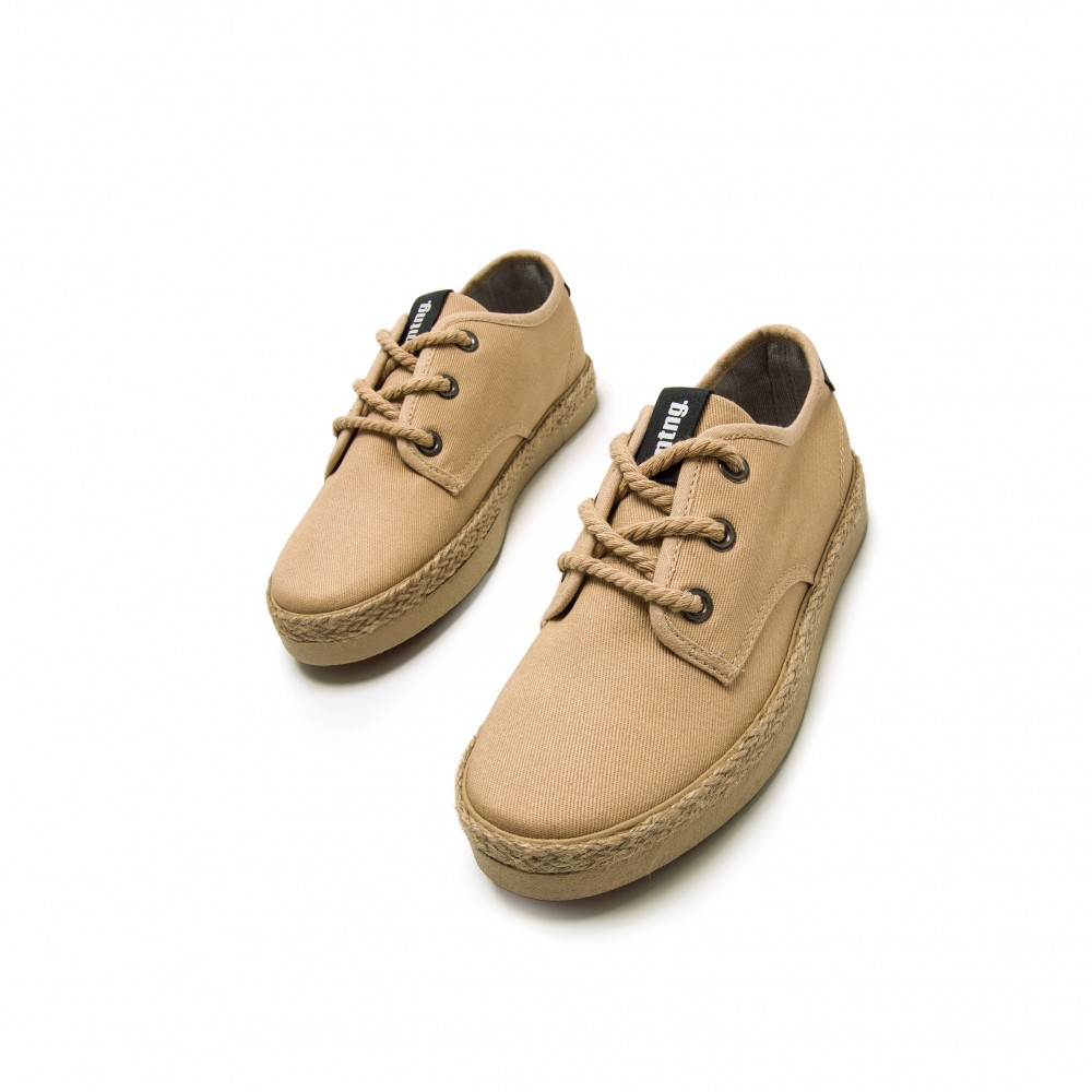 BLUCHER PISO YUTE BEIGE
