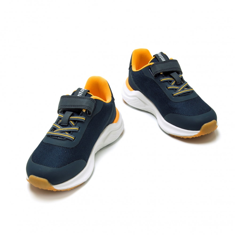 DEPORTIVO ELASTICO Y VELCRO MARINO