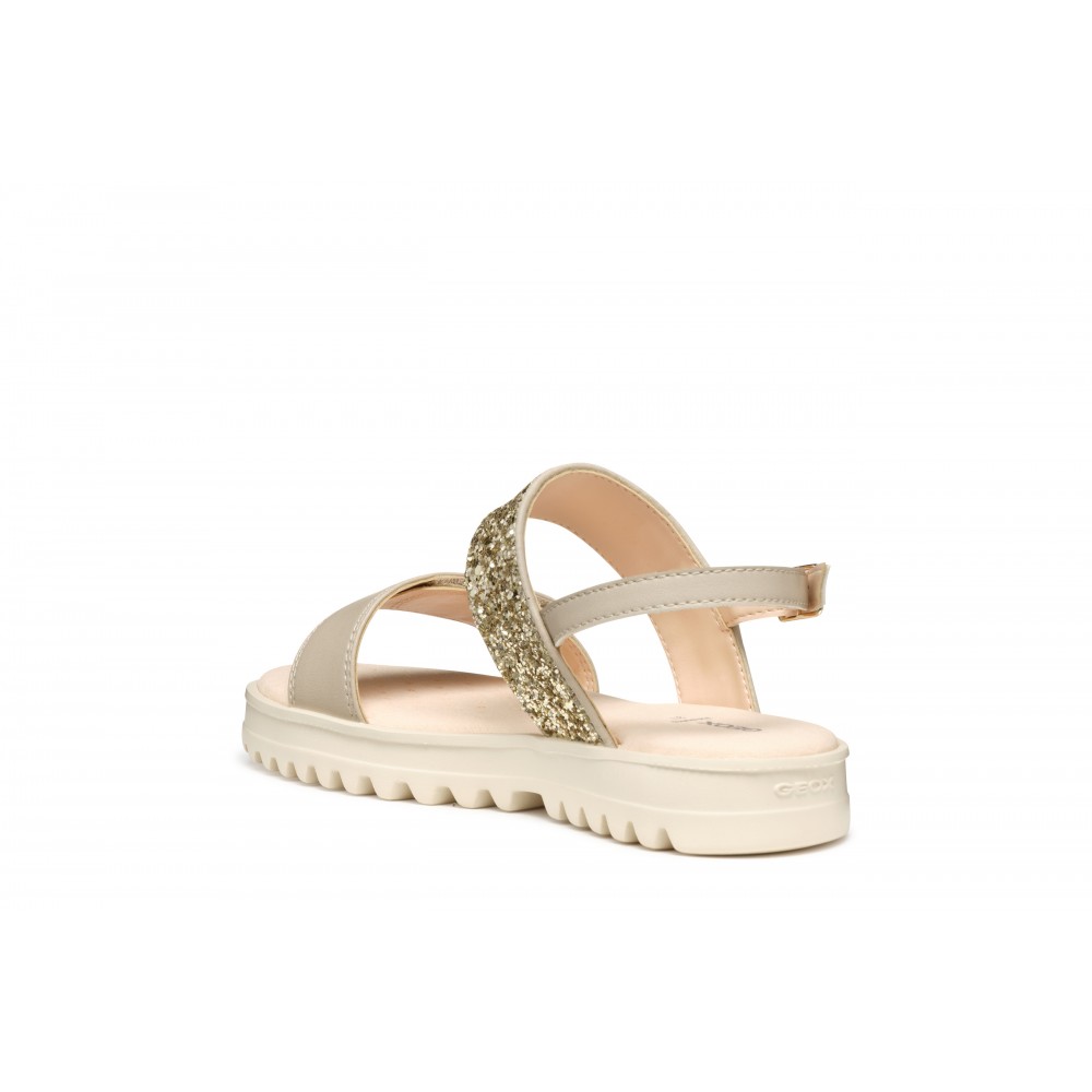 SANDALIA BEIG/PLATINUM