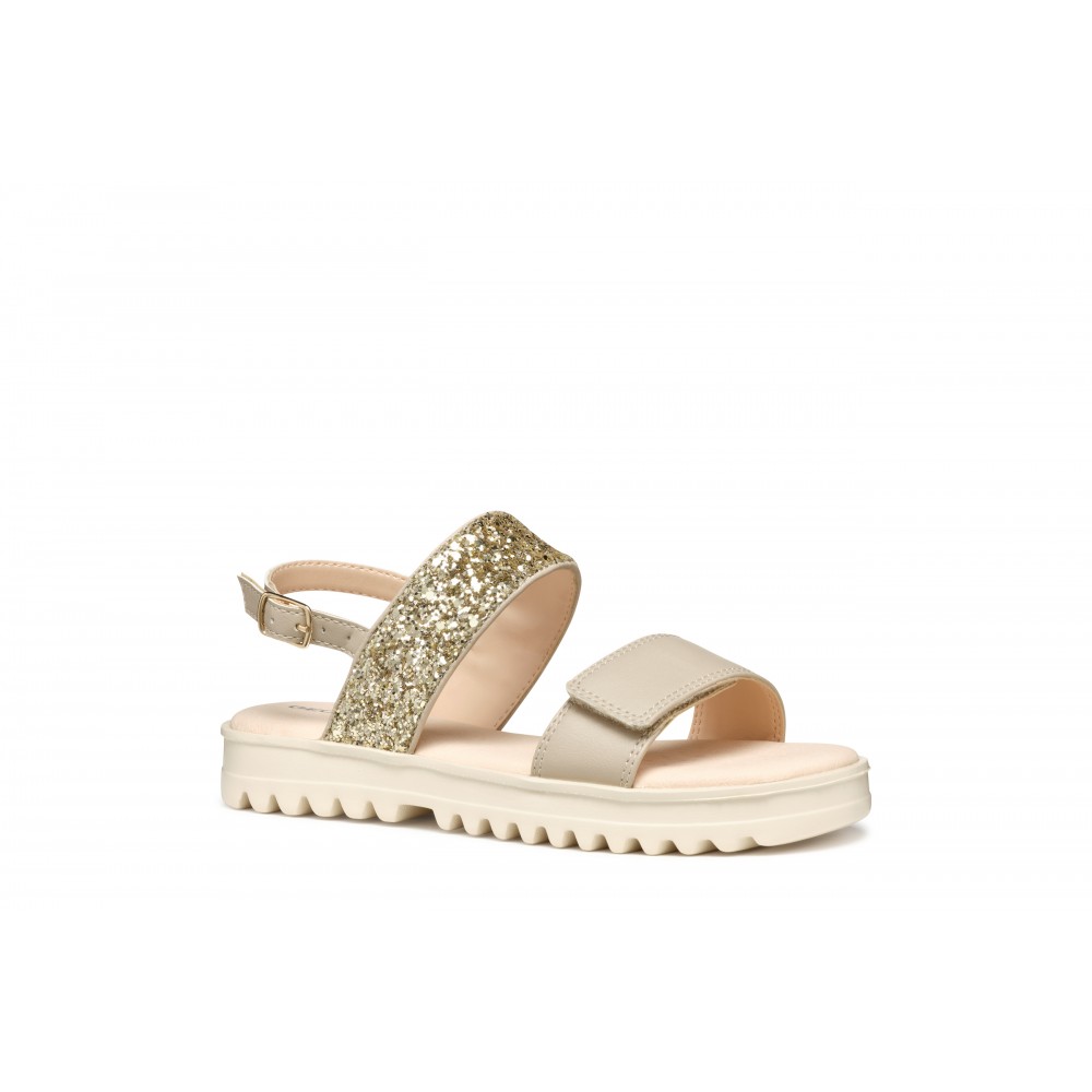 SANDALIA BEIG/PLATINUM