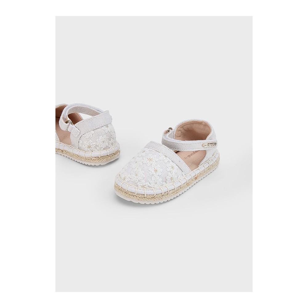 PALA TALON ENCAJE YUTE CRUDO