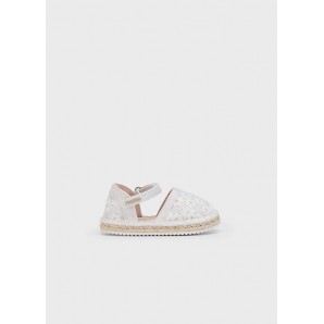 PALA TALON ENCAJE YUTE CRUDO