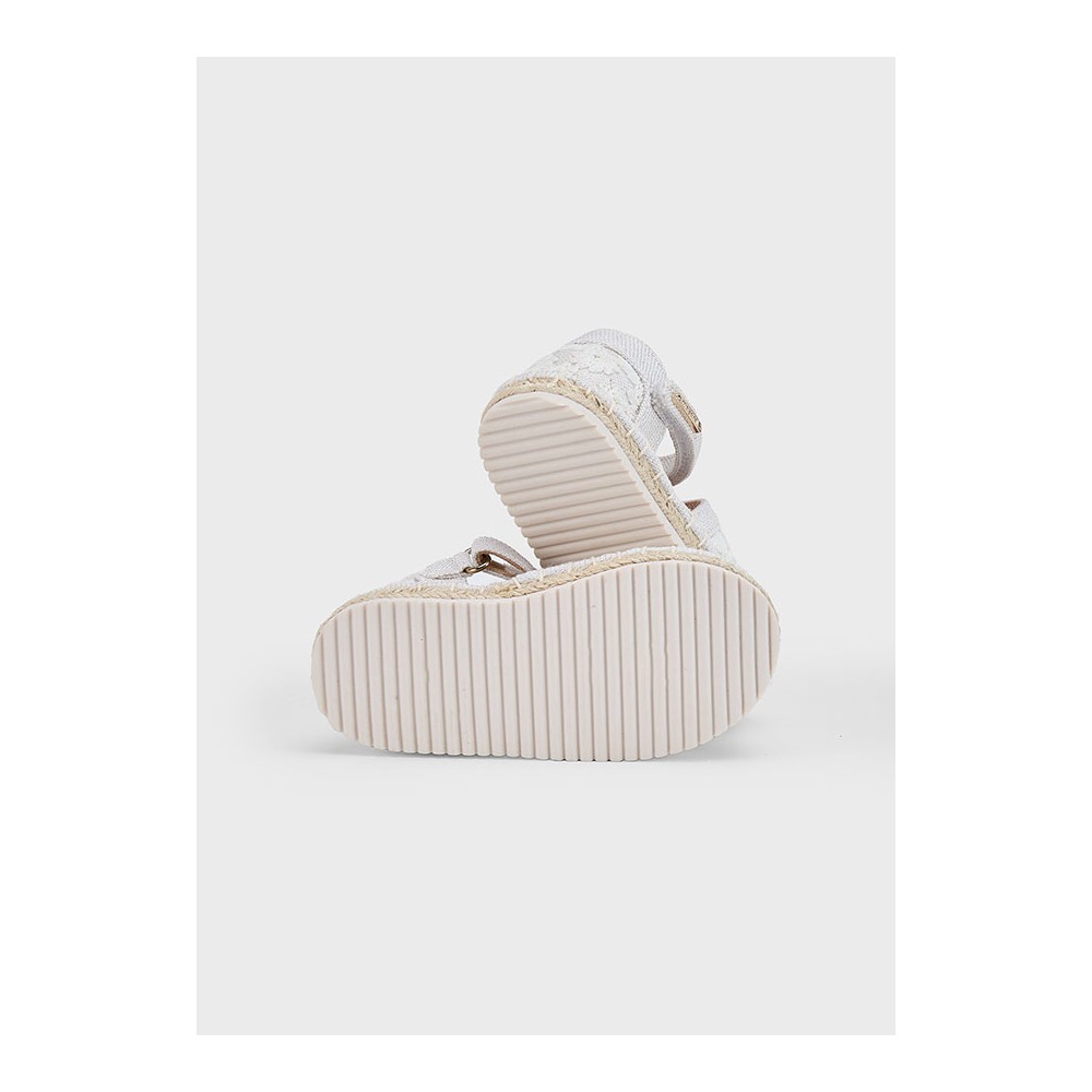 PALA TALON ENCAJE YUTE CRUDO