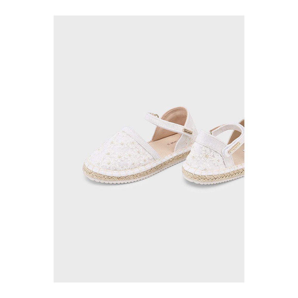 PALA TALON ENCAJE YUTE CRUDO