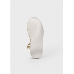 PALA TALON ENCAJE YUTE ORO