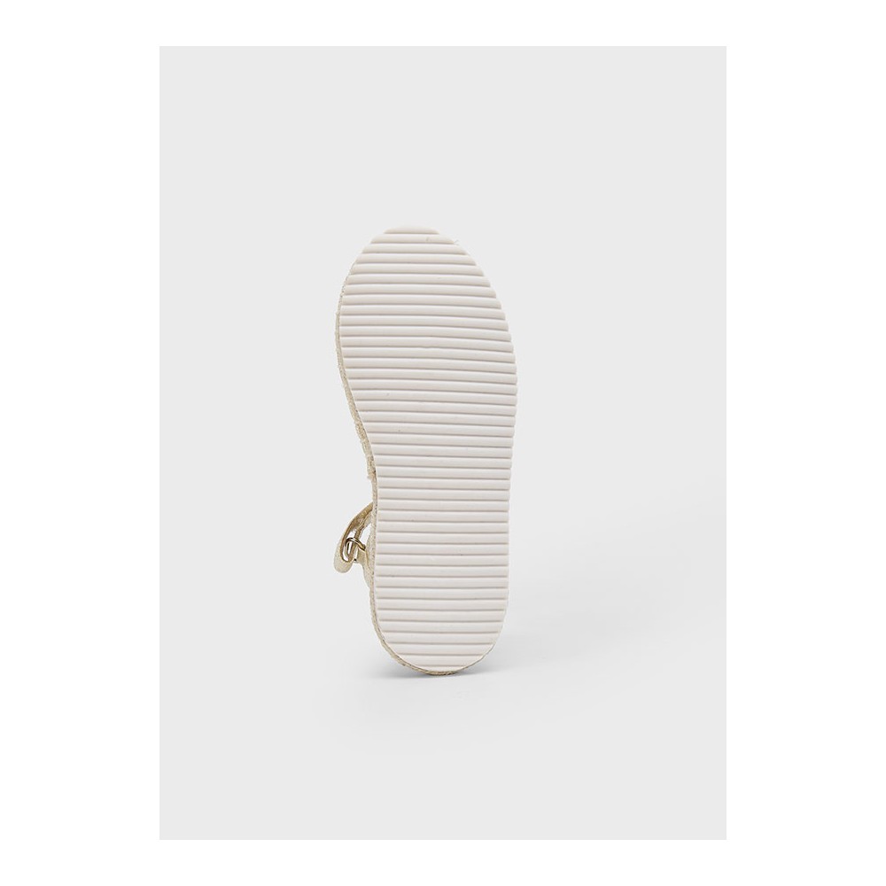 PALA TALON ENCAJE YUTE ORO