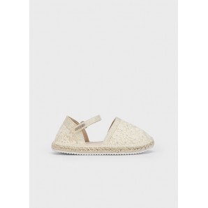 PALA TALON ENCAJE YUTE ORO