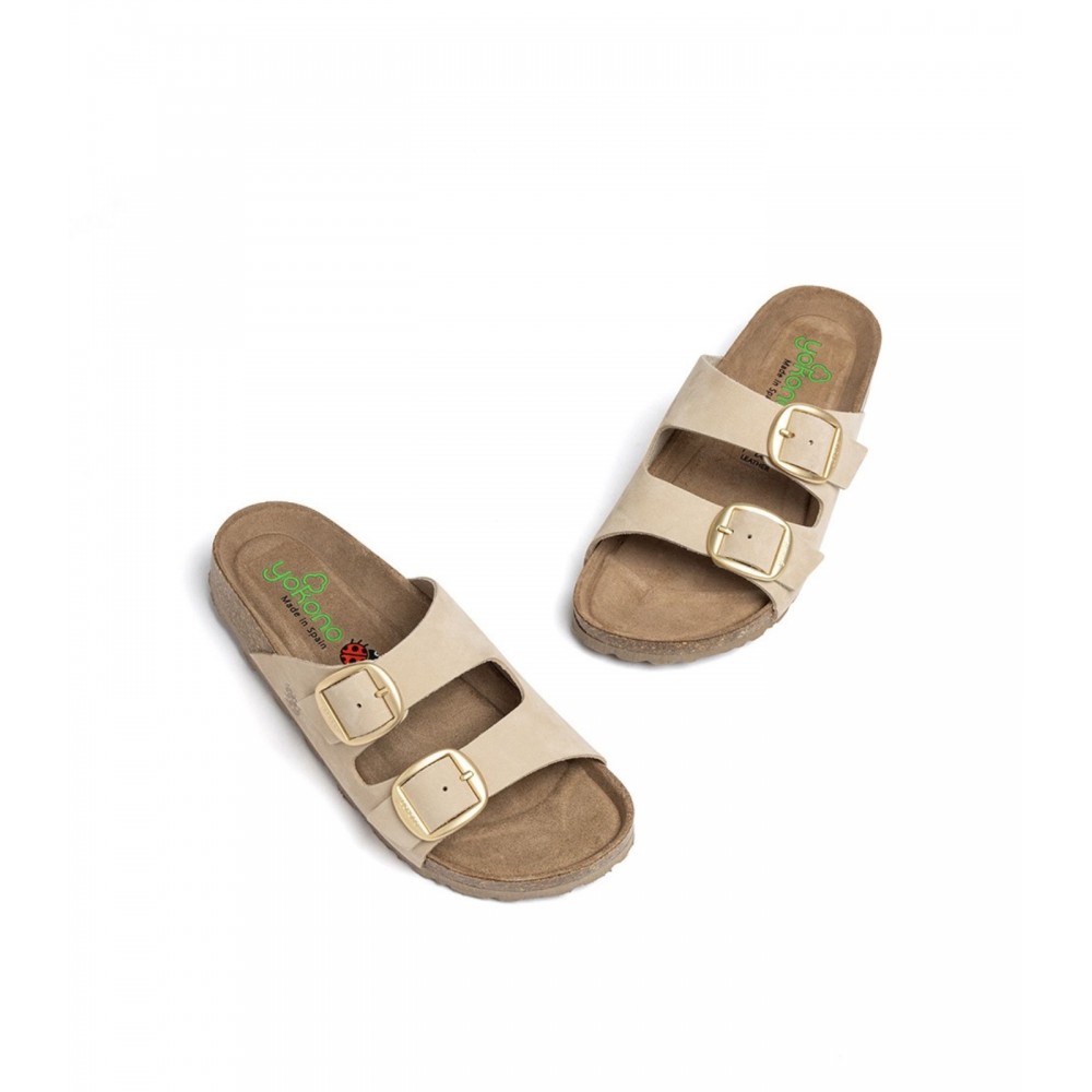 PALA BIO DOS HEBILLAS NOBUCK SAND