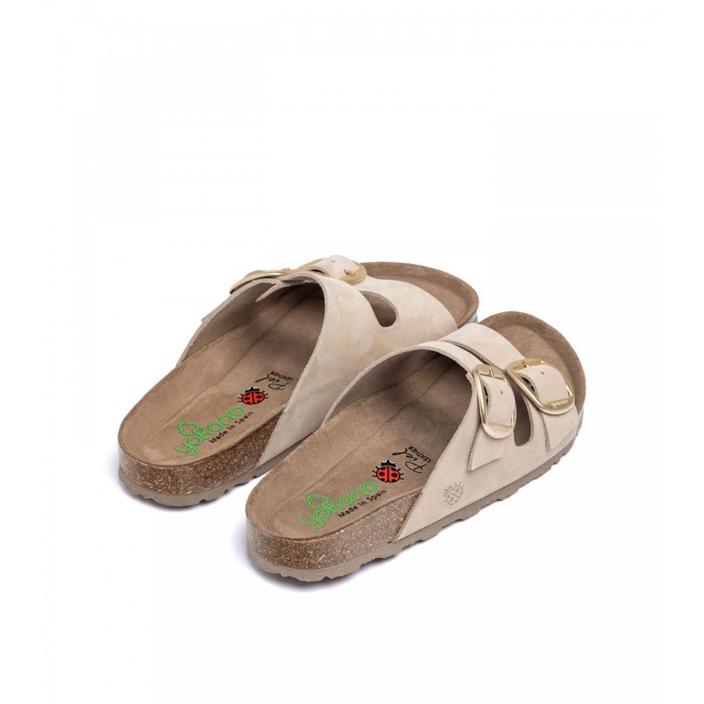 PALA BIO DOS HEBILLAS NOBUCK SAND