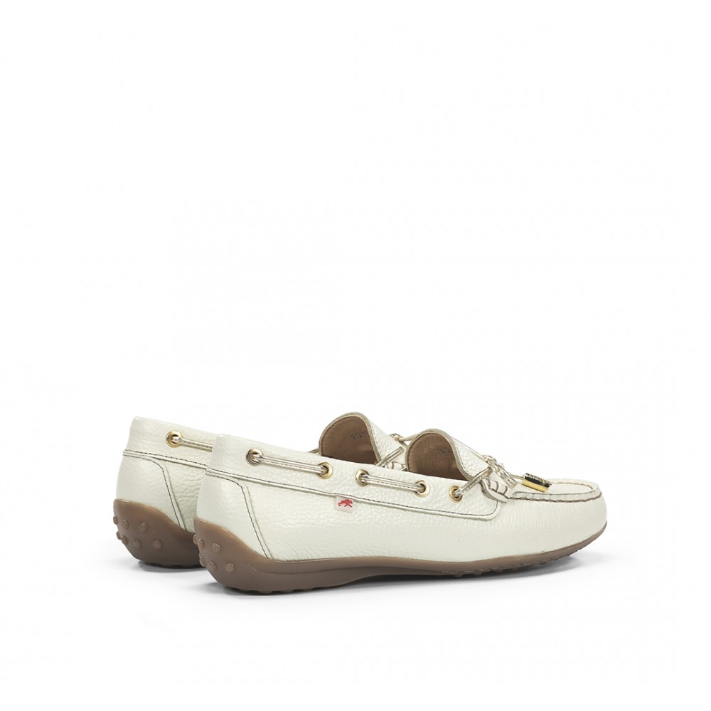 MOCASIN NAUTICO HIELO PLATINO