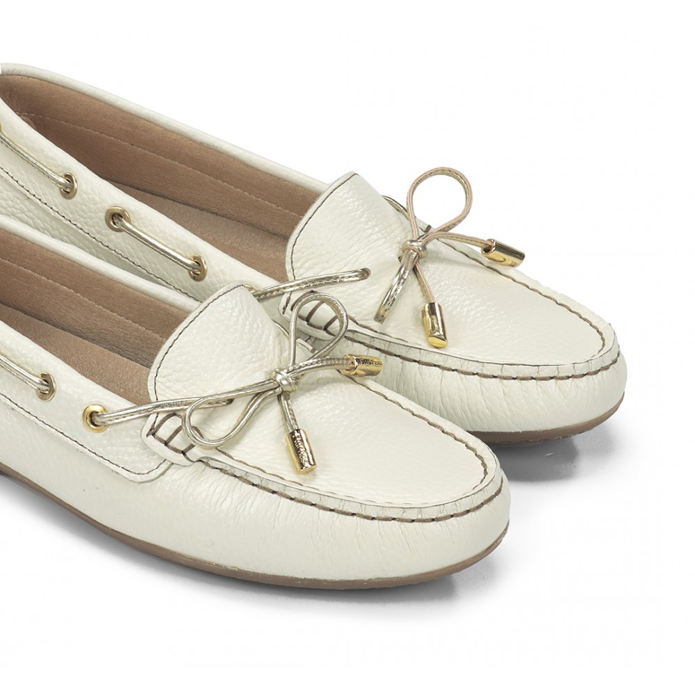 MOCASIN NAUTICO HIELO PLATINO