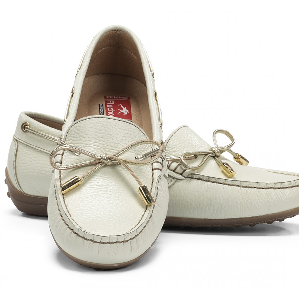 MOCASIN NAUTICO HIELO PLATINO