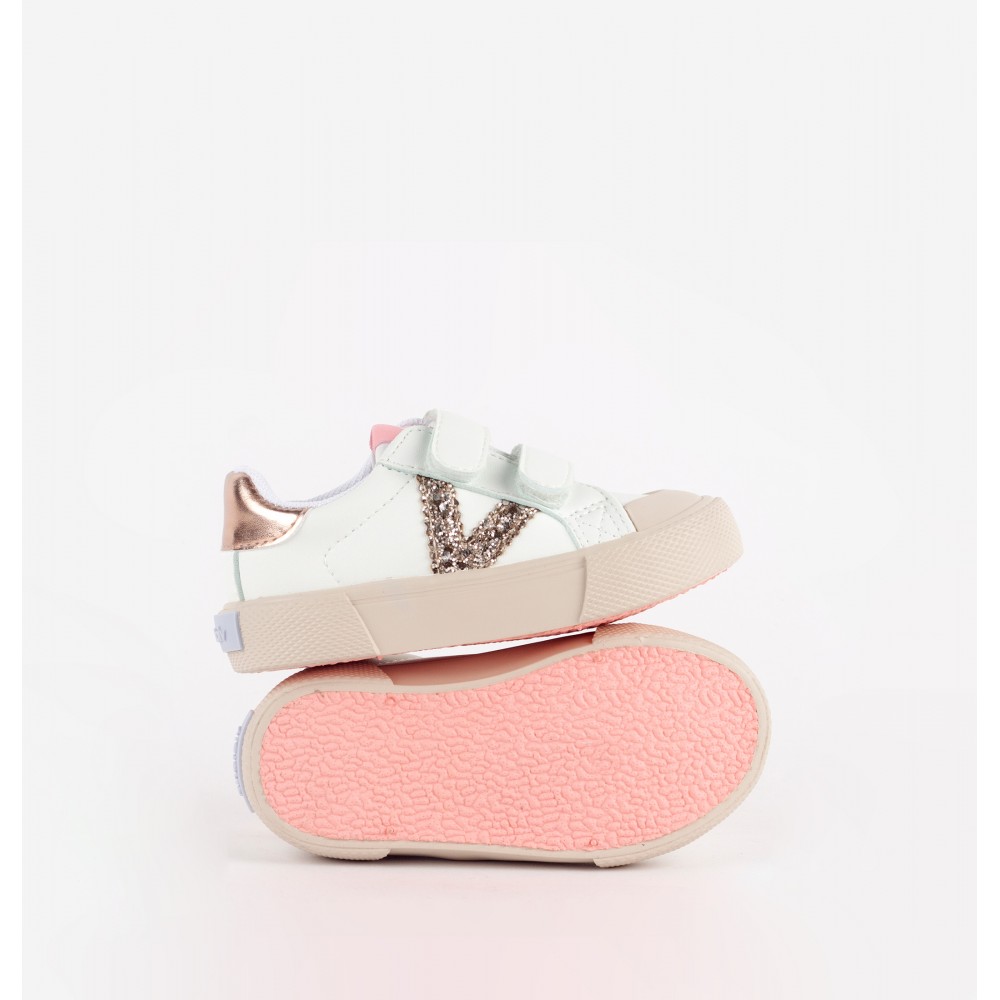 SNEAKERS VELCROS V ROSA