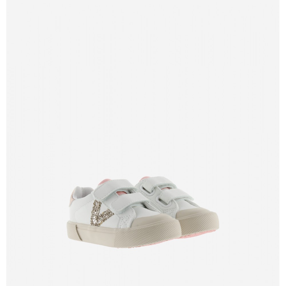 SNEAKERS VELCROS V ROSA