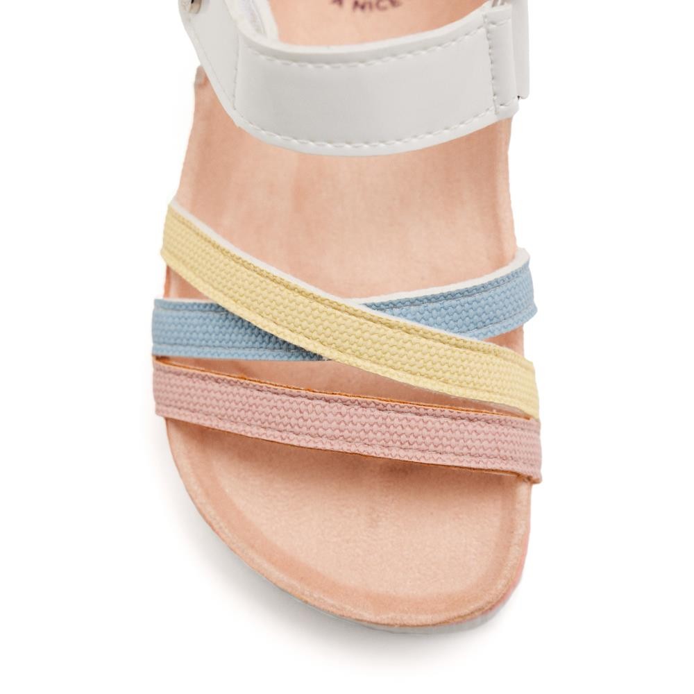 SANDALIA BIO TIRAS MULTICOLOR