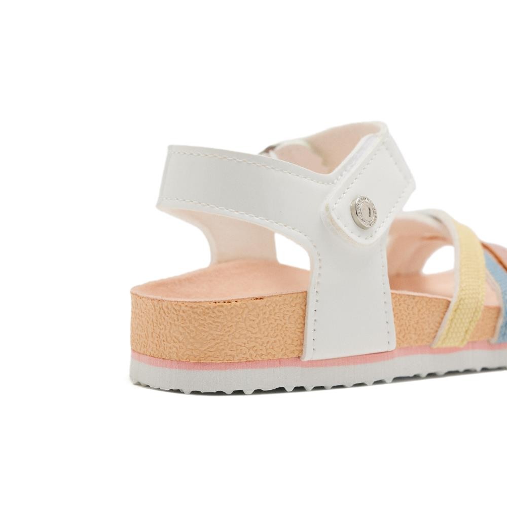 SANDALIA BIO TIRAS MULTICOLOR