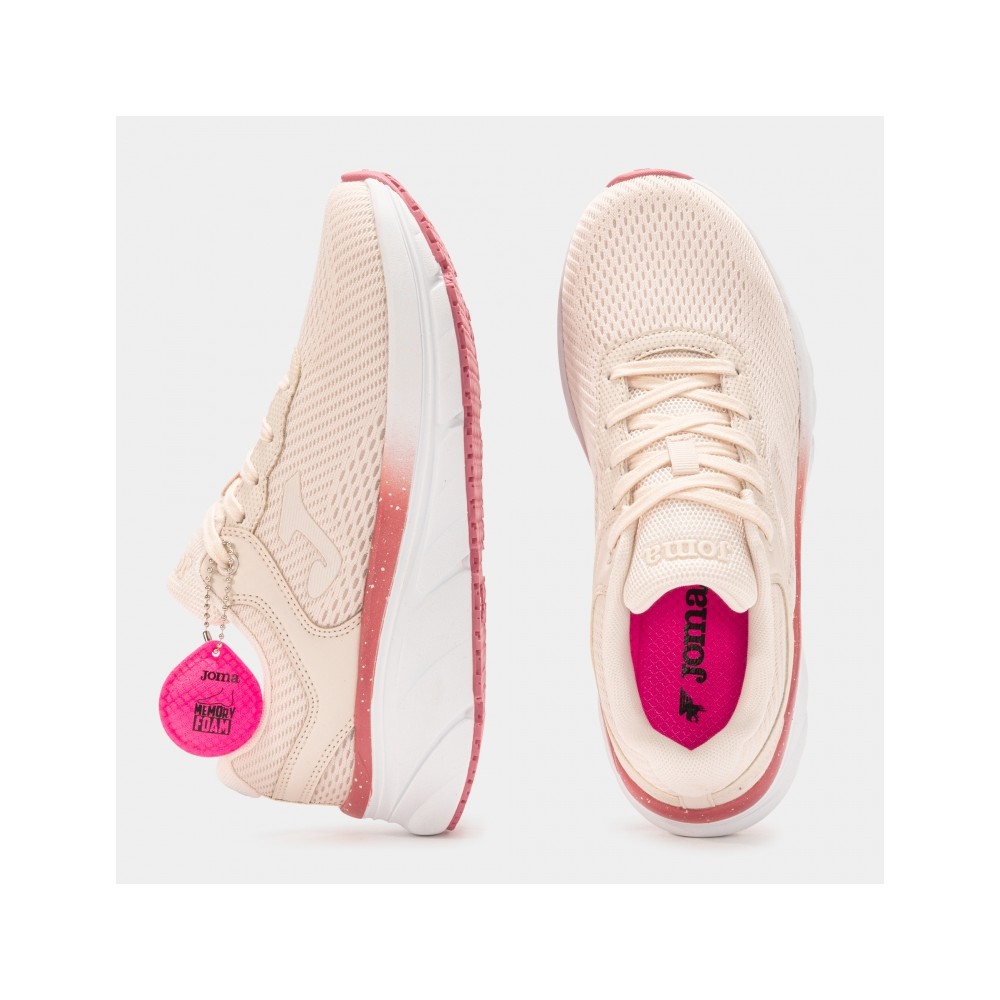 DEPORTIVO CORDON FUXIA PISO BLANCO DEPORTIVO CORDON FUXIA PISO BLANCO