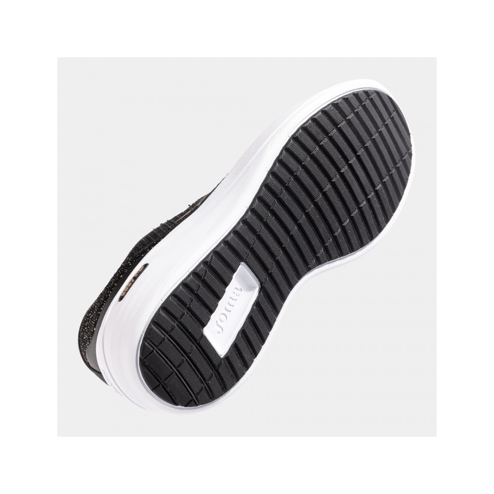 DEPORTIVO NEGRO PISO BLANCO