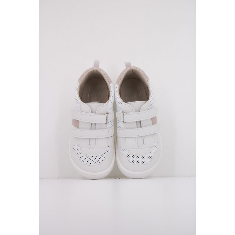 DEPORTIVO DOS VELCROS BLANCO ROSA