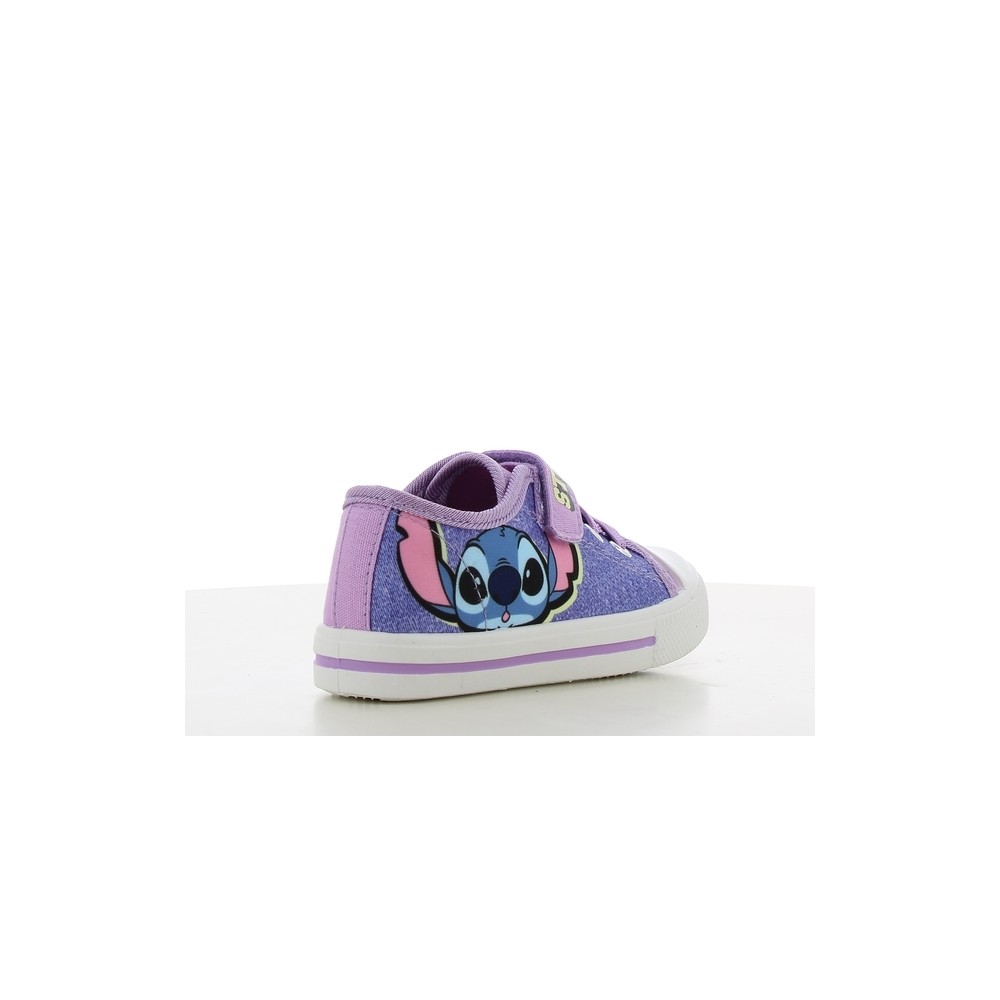 SNEAKERS ELASTICO Y VELCRO LILA