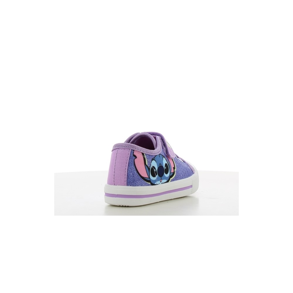 SNEAKERS ELASTICO Y VELCRO LILA