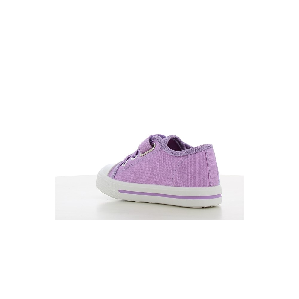 SNEAKERS ELASTICO Y VELCRO LILA