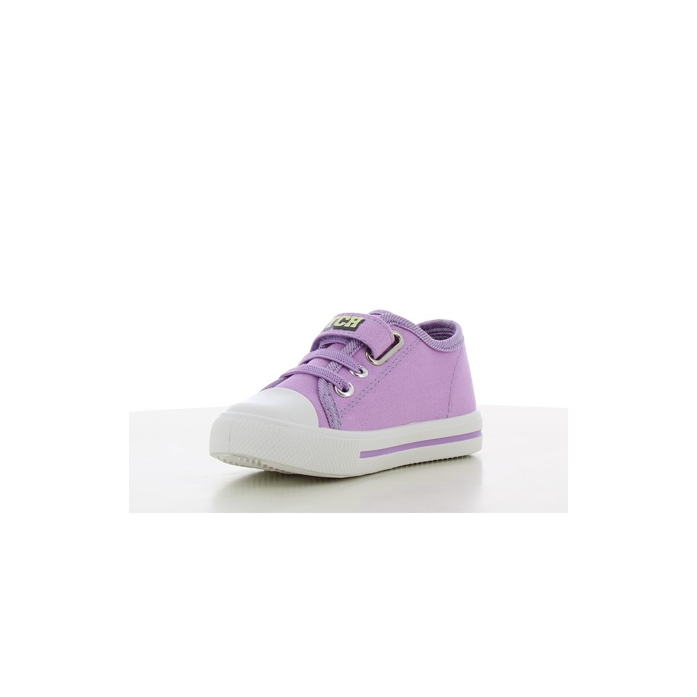 SNEAKERS ELASTICO Y VELCRO LILA