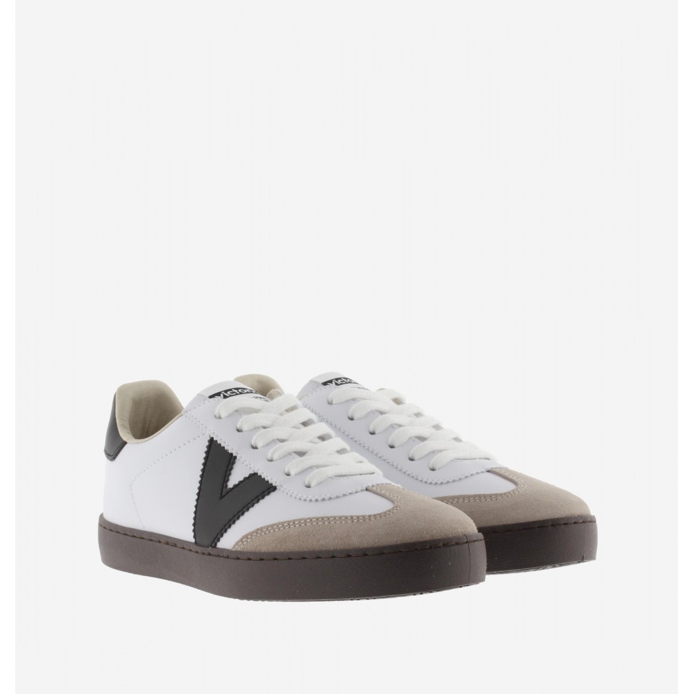 SNEAKERS "V" BLANCO NEGRO SNEAKERS "V" BLANCO NEGRO