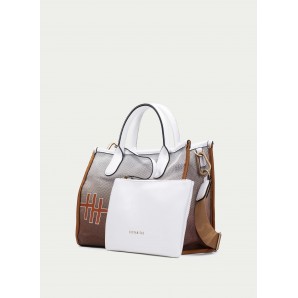 BOLSO BORNEO CUOIO SAMBA WHITE SAMBA CUO