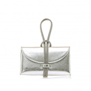 CARTERA SOLAPA PLATA