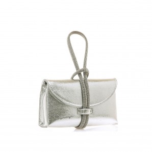 CARTERA SOLAPA PLATA