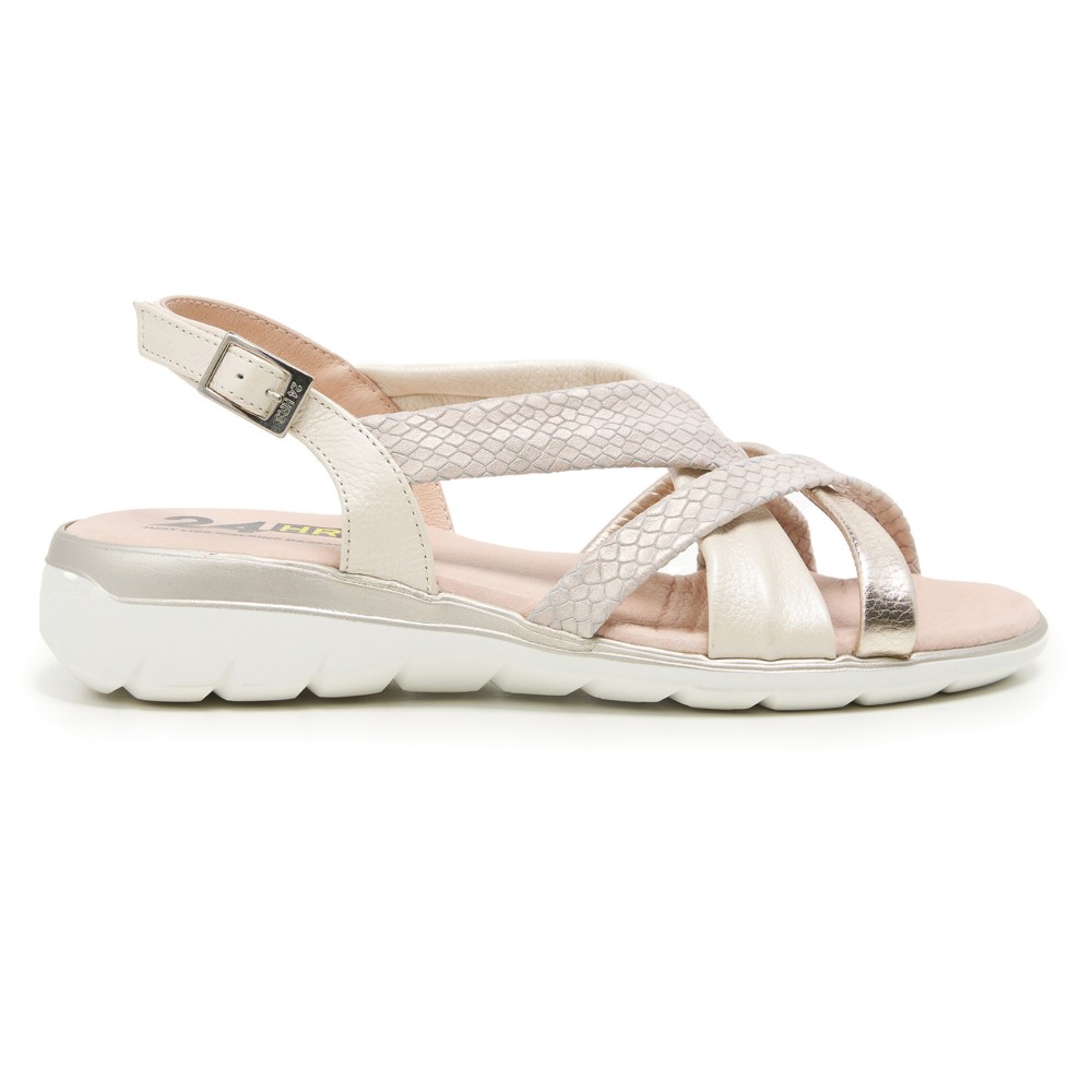 SANDALIA TIRAS CRUZADAS COTTON