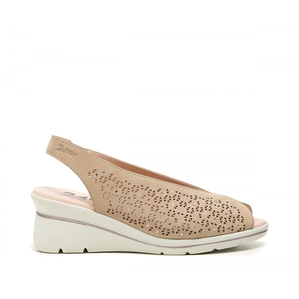 SANDALIA PICADA ARENA