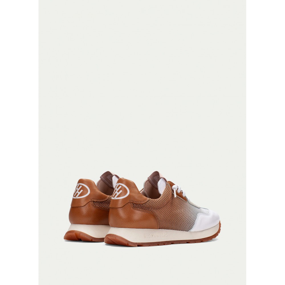 CASUAL SPORT WHITE/CUOIO/PANNA