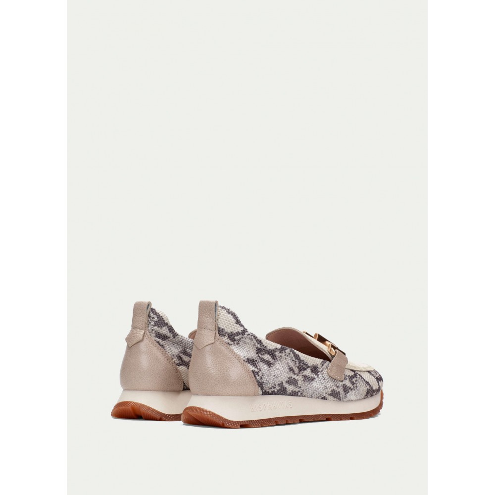 MOCASIN PITON TAUPE CERVO LATTE