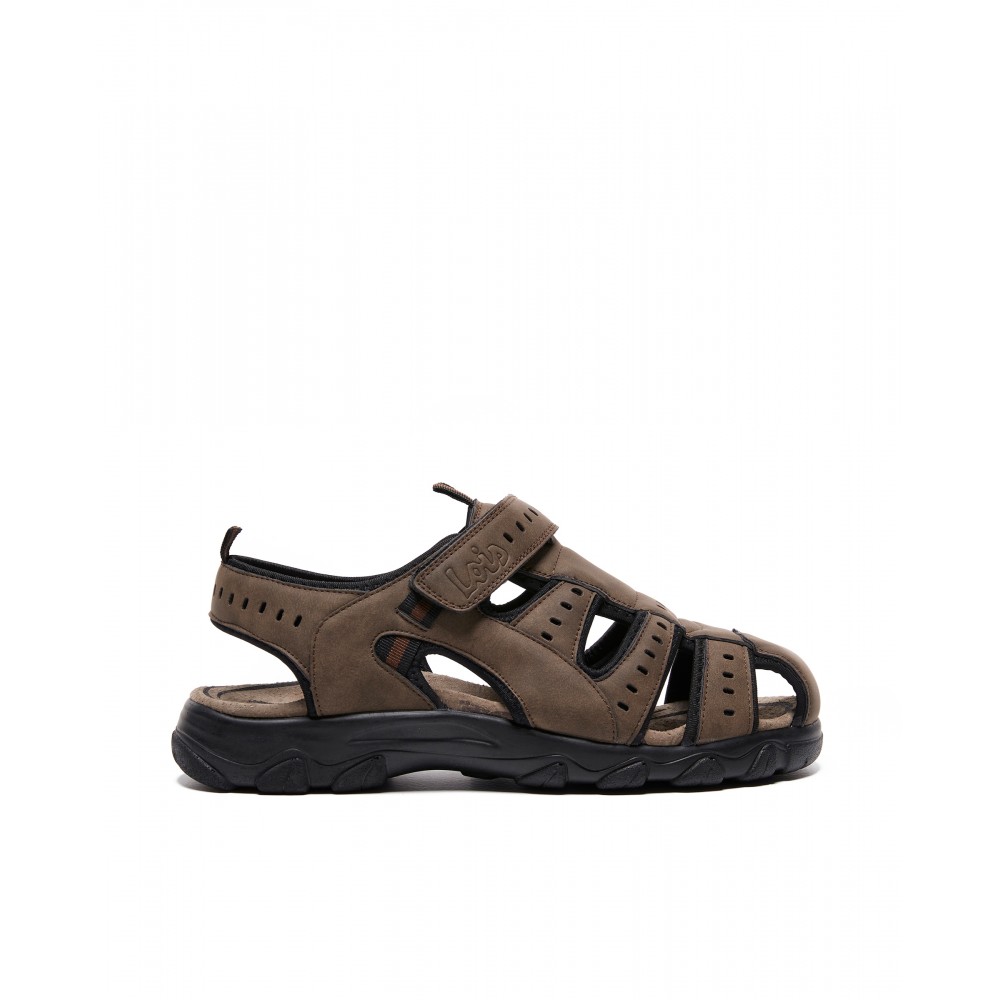 SANDALIA CERRADA MARRON