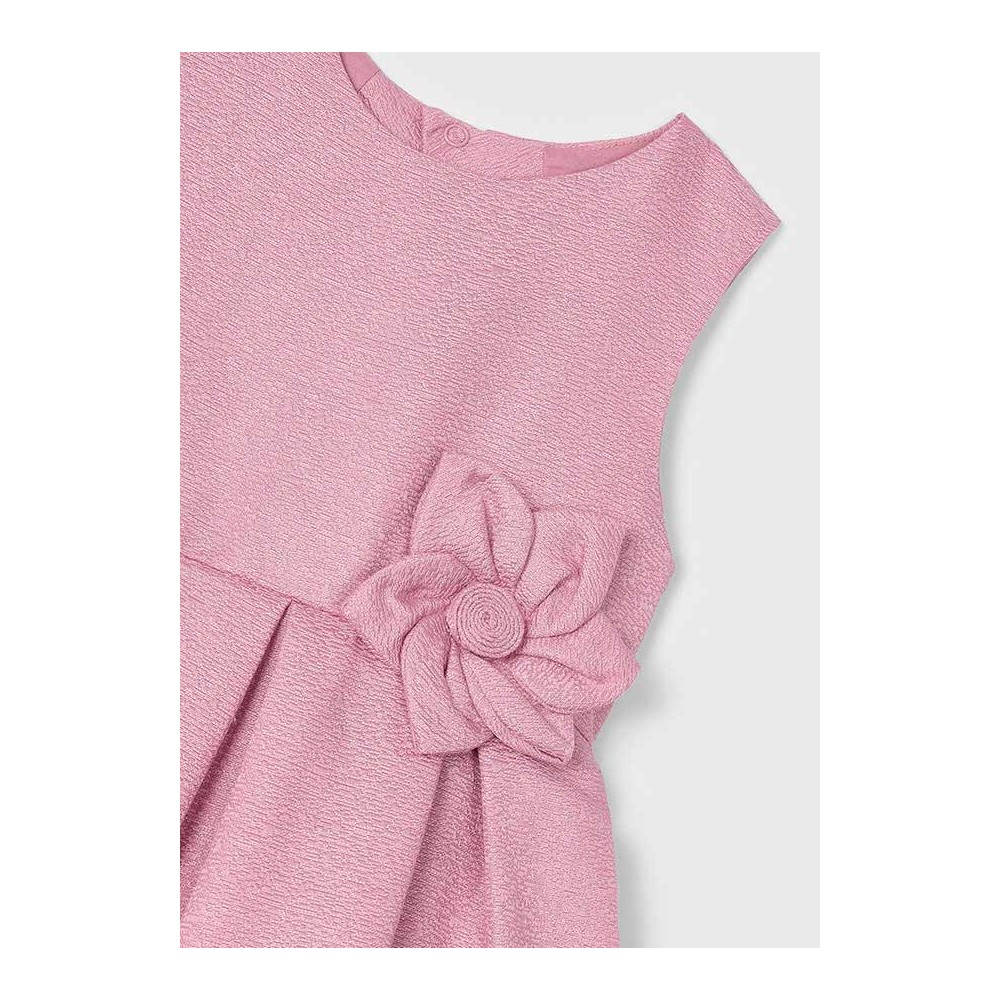 VESTIDO ESTRUCTURA BRILLO ROSADO