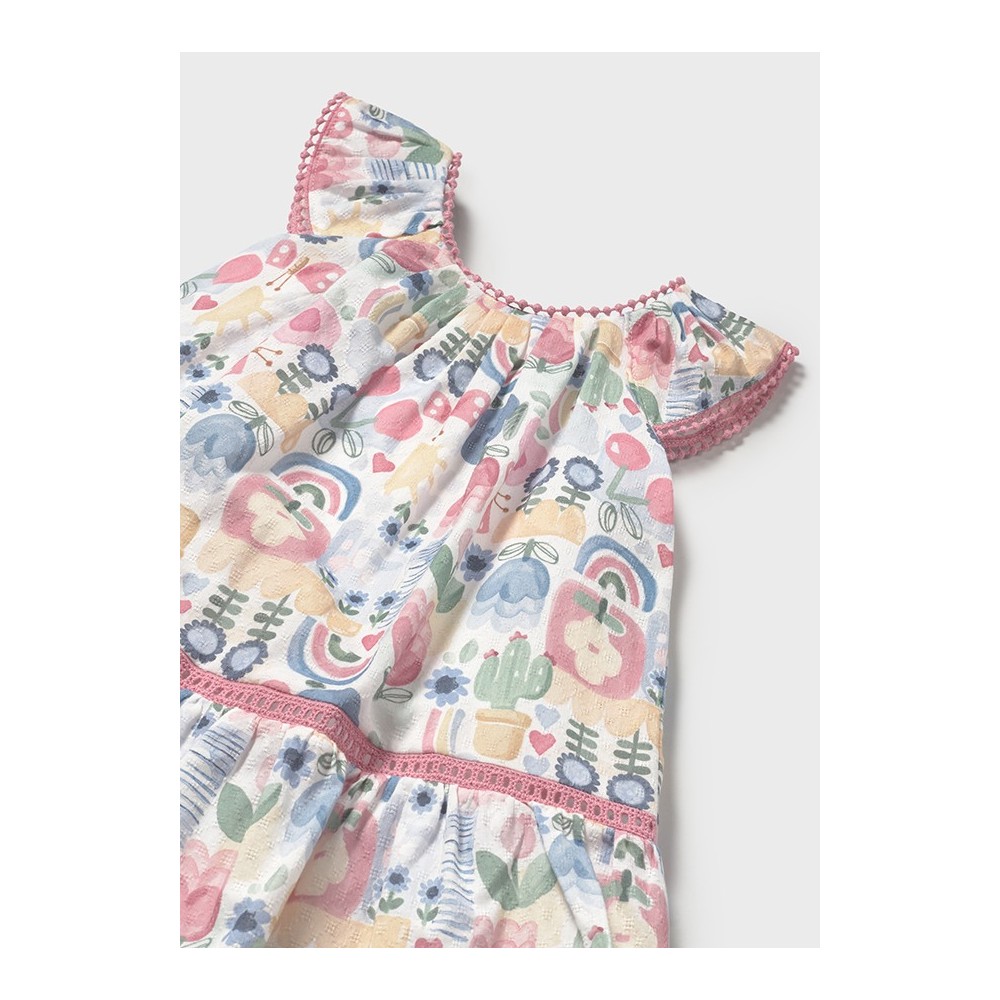 VESTIDO ESTAMPADO ROSADO