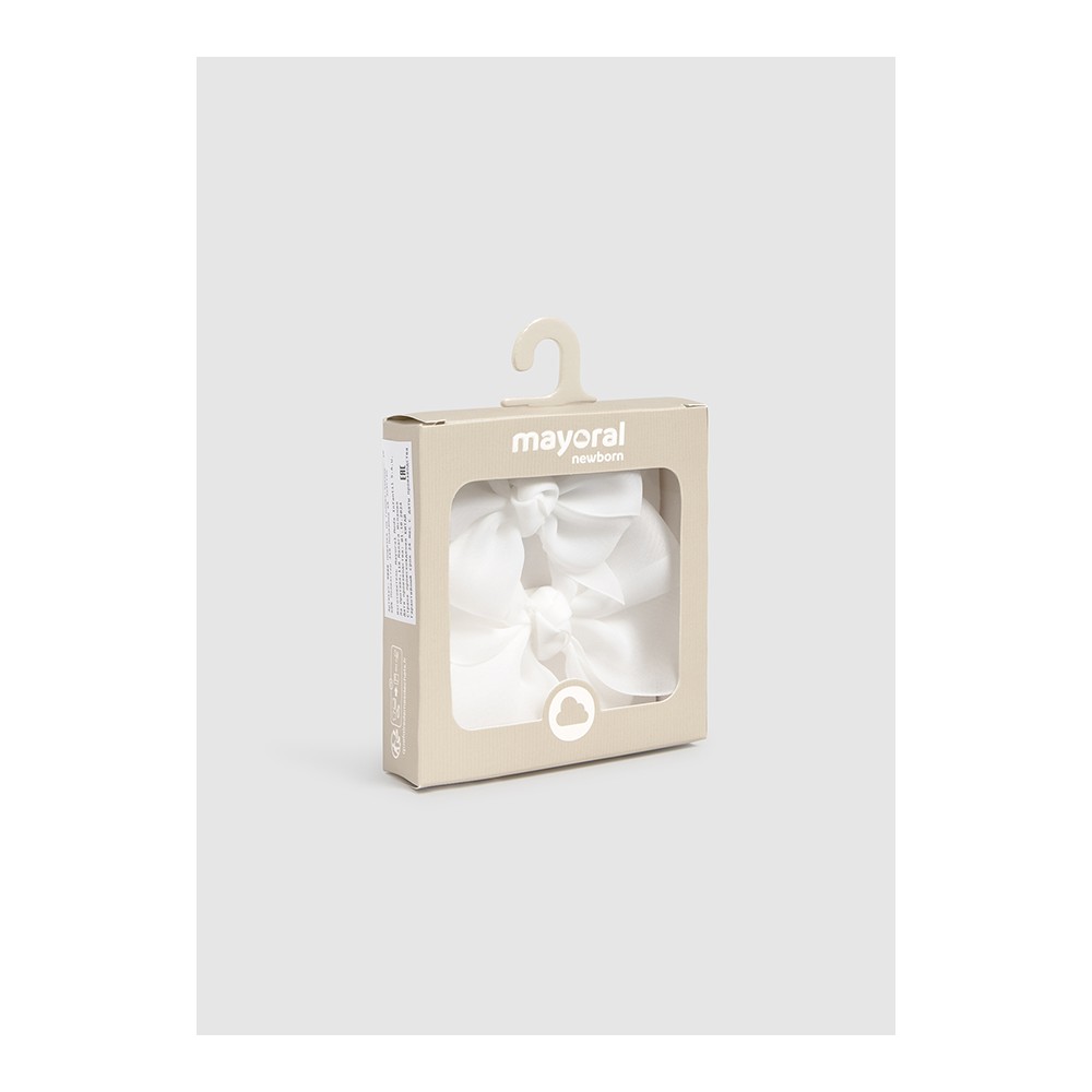 SET DIADEMA Y PINZA BLANCO