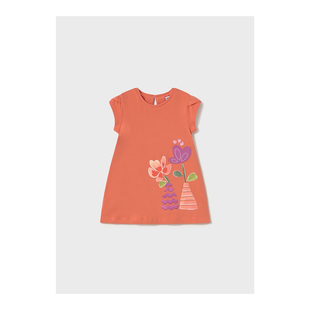 VESTIDO PUNTO GRAFICA ZANAHORIA