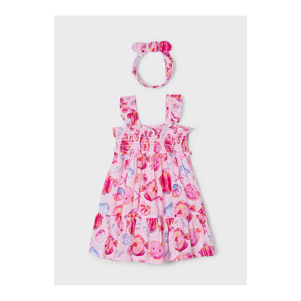 VESTIDO ESTAMPADO MAGENTA