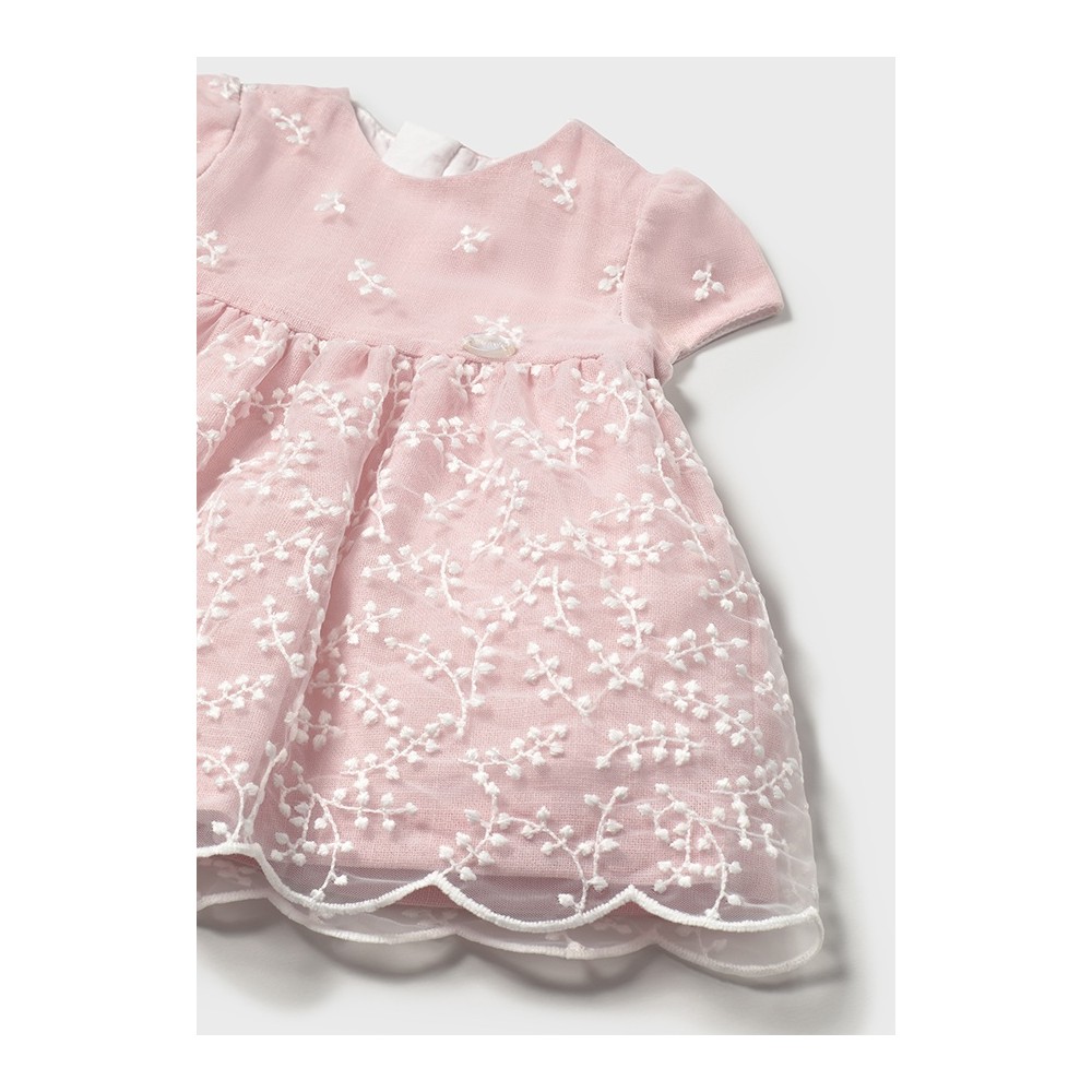 VESTIDO CEREMONIA ROSA BABY