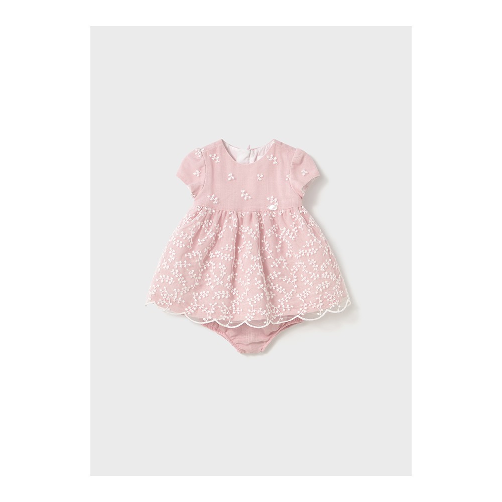VESTIDO CEREMONIA ROSA BABY