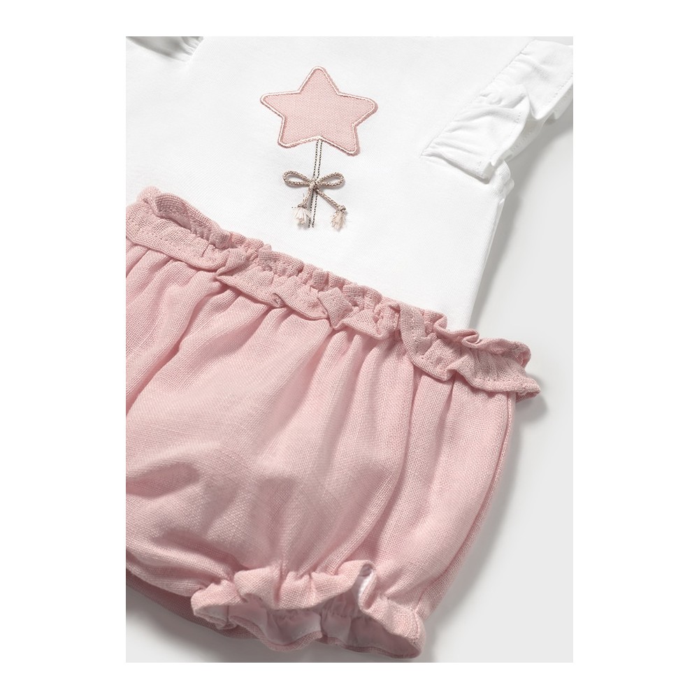 CONJUNTO SHORT ROSA BABY