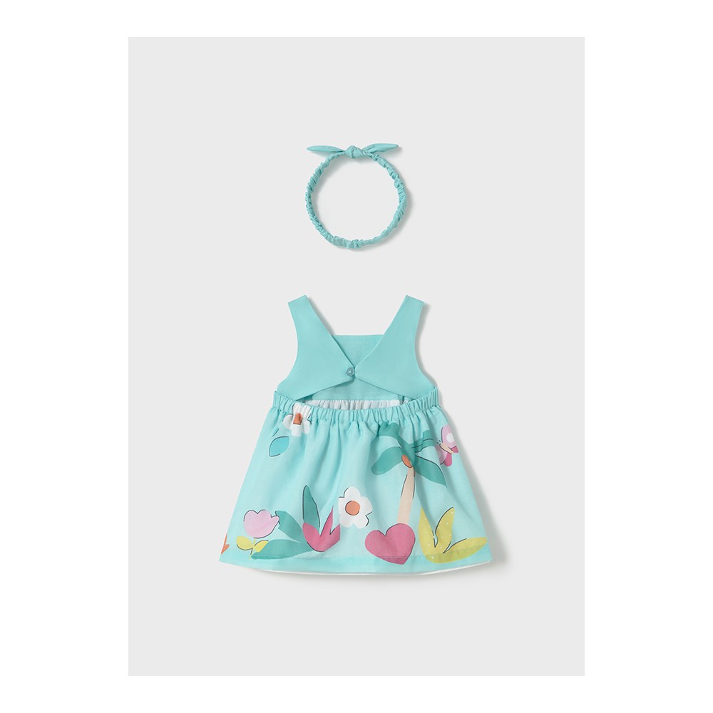 VESTIDO Y DIADEMA SIRENA