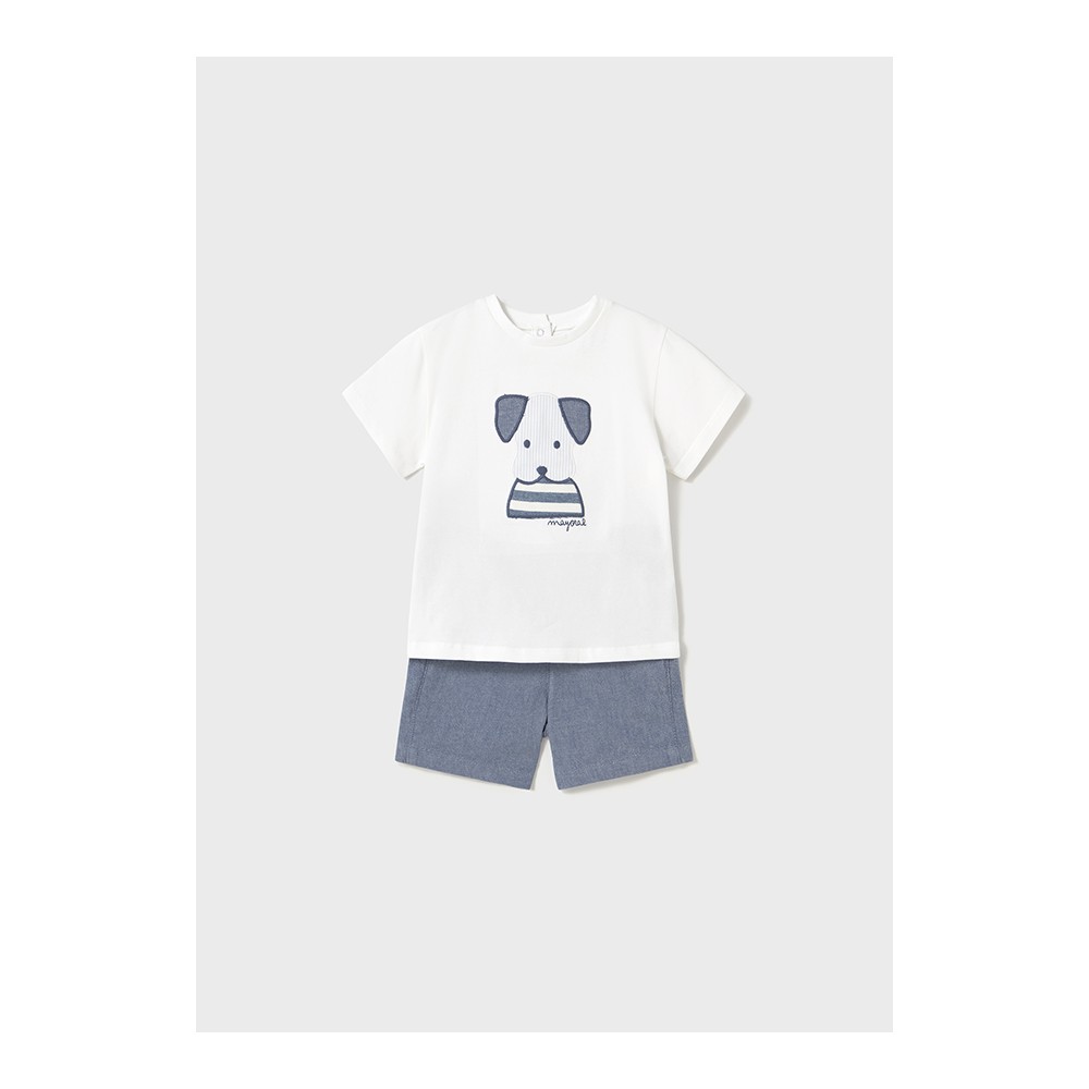 CONJUNTO BERMUDA APLIQUE REGATA