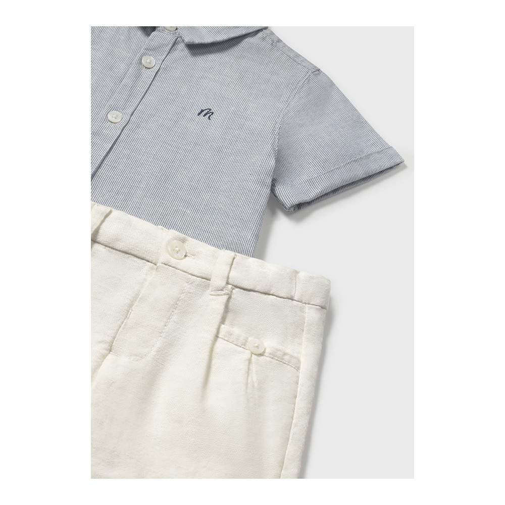 CONJUNTO BERMUDA VESTIR REGATA